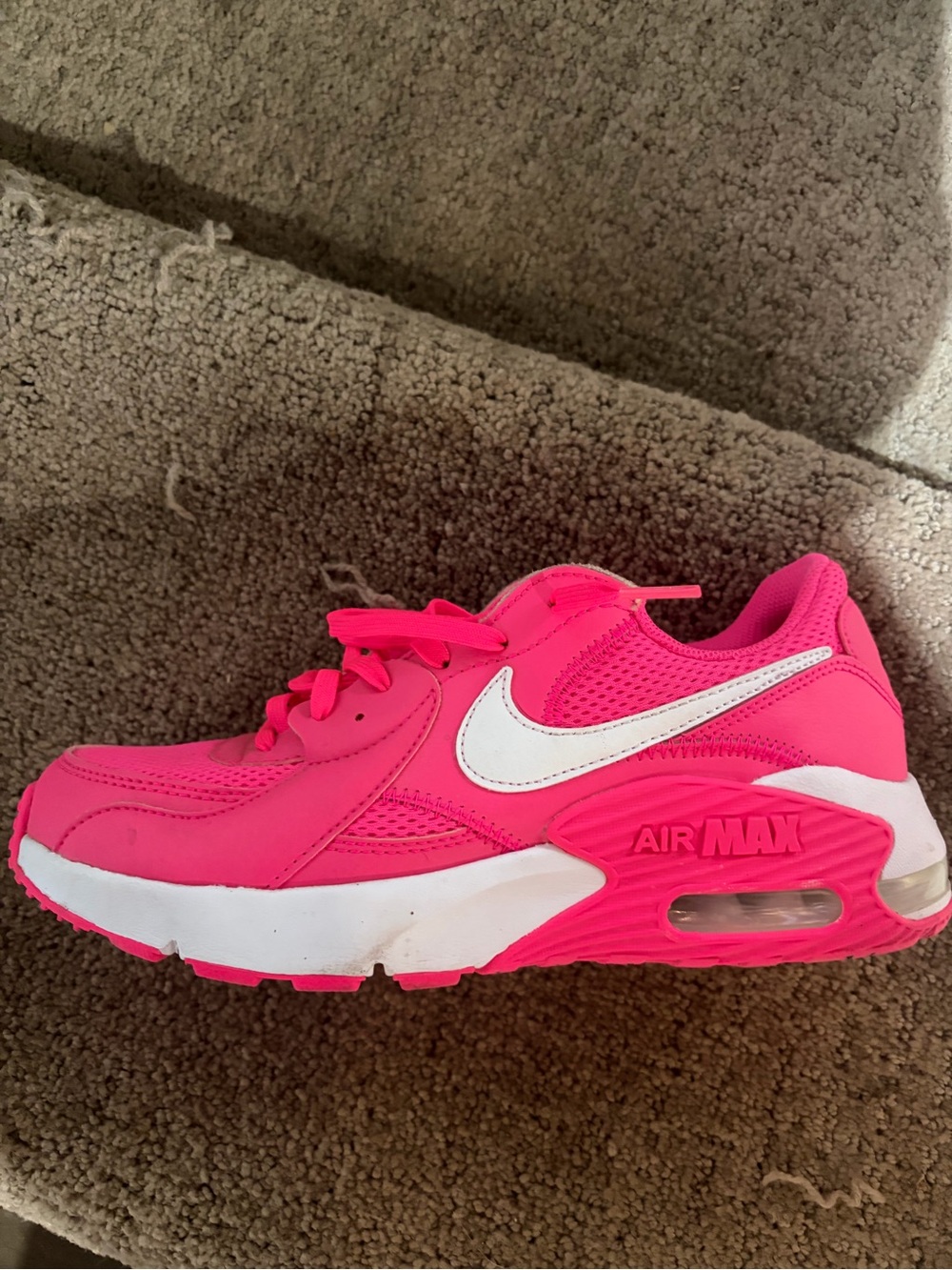 Nike Air Max Women's Sneaker in Hot Pink and White